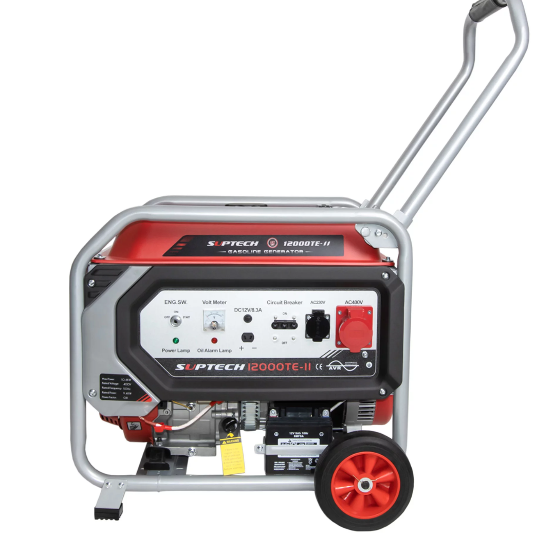 Benzininis generatorius SUPTECH 12000TE-II (trifazis)