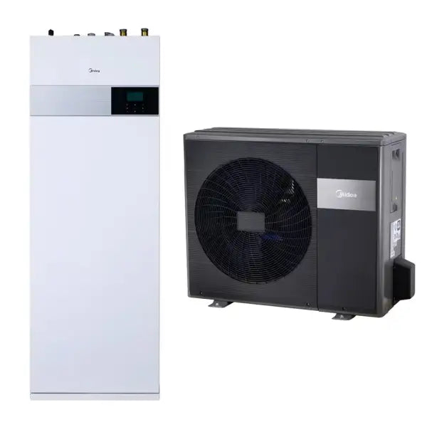 Midea oras-vanduo šilumos siurblys M-THERMAL ARCTIC HBT-A160/240CDS90GN8-B + MHA-V16W/D2RN8-B 16,0 kW (su 240l talpos boileriu)